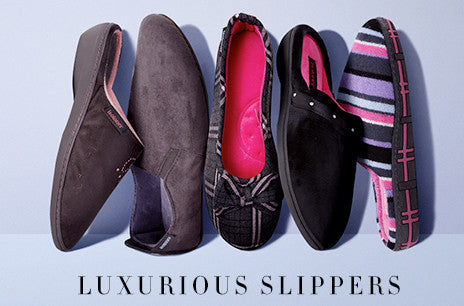 luxurious slippers